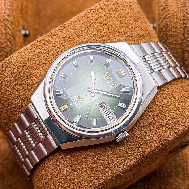 Seiko Seiko - LM Special (Lord Matic) "Gradient Green Sunburst" - No reserve price - 5206-6100 - Men - 1973 vintage watch - image 8