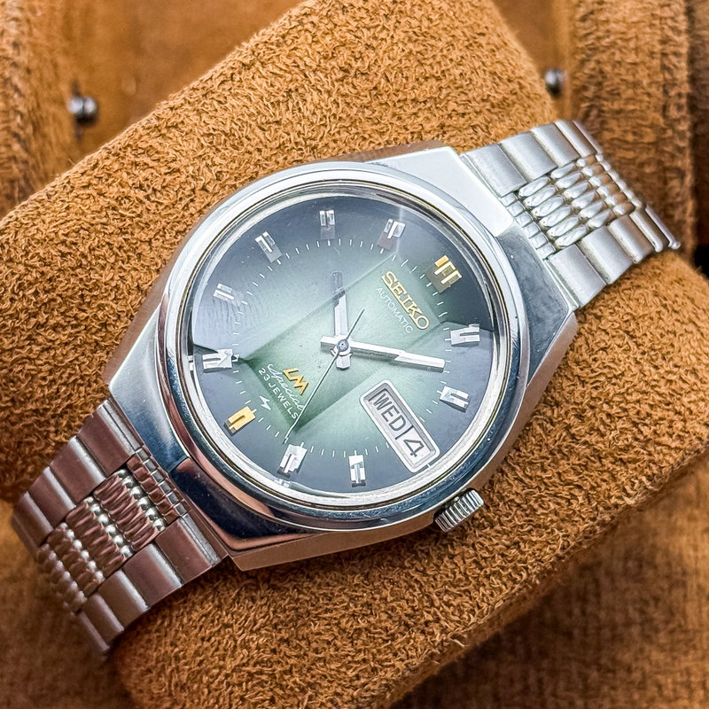 Seiko Seiko - LM Special (Lord Matic) "Gradient Green Sunburst" - No reserve price - 5206-6100 - Men - 1973 vintage watch - image 1