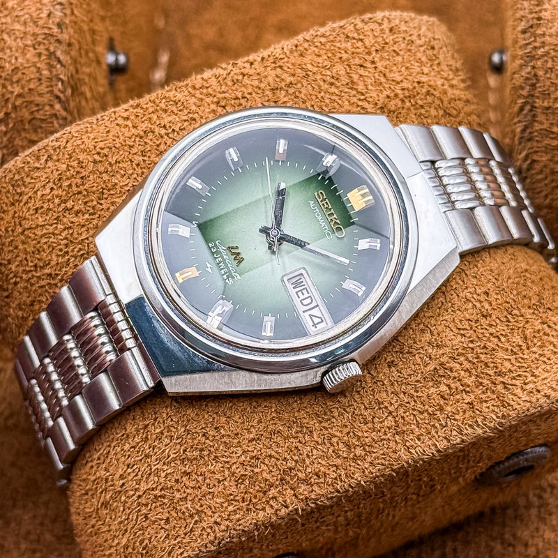 Seiko Seiko - LM Special (Lord Matic) "Gradient Green Sunburst" - No reserve price - 5206-6100 - Men - 1973 vintage watch - image 9