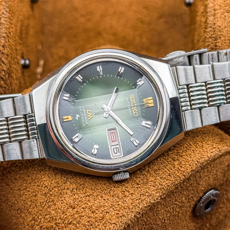 Seiko Seiko - LM Special (Lord Matic) "Gradient Green Sunburst" - No reserve price - 5206-6100 - Men - 1973 vintage watch - image 15