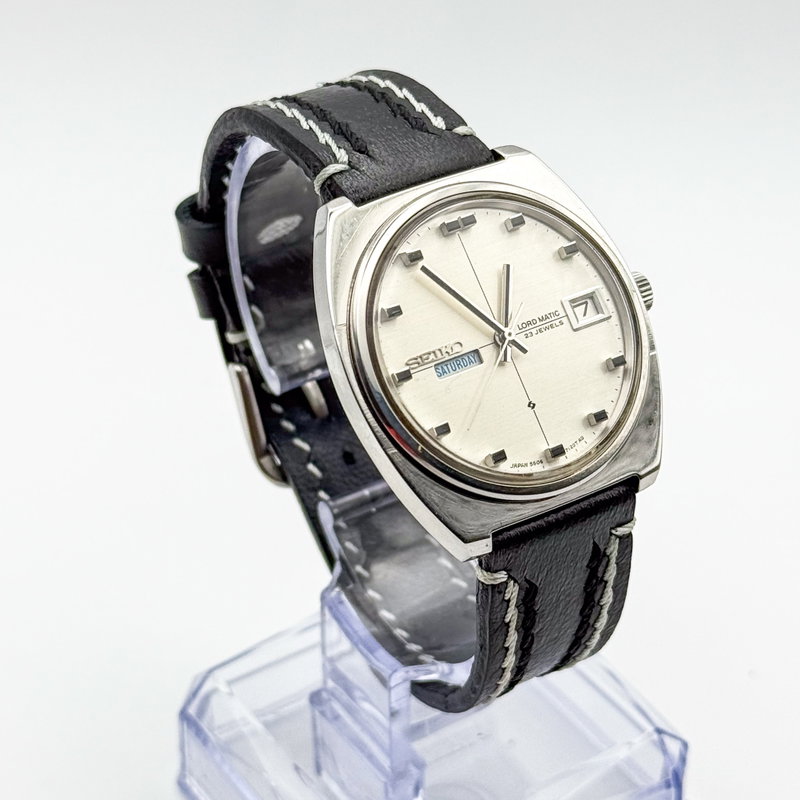 Seiko Seiko - Lord Matic 銀輝 (Ginki) – Silver Radiance - No reserve price - 5606-7100 - Men - 1968 vintage watch - image 4
