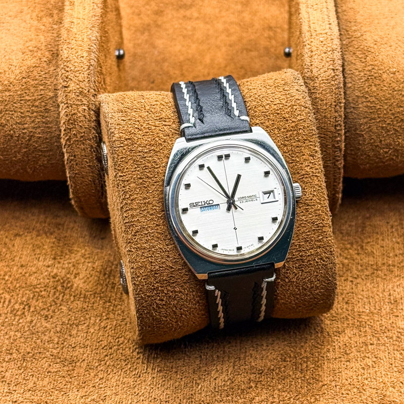 Seiko Seiko - Lord Matic 銀輝 (Ginki) – Silver Radiance - No reserve price - 5606-7100 - Men - 1968 vintage watch - image 11