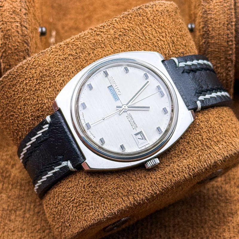 Seiko Seiko - Lord Matic 銀輝 (Ginki) – Silver Radiance - No reserve price - 5606-7100 - Men - 1968 vintage watch - image 13