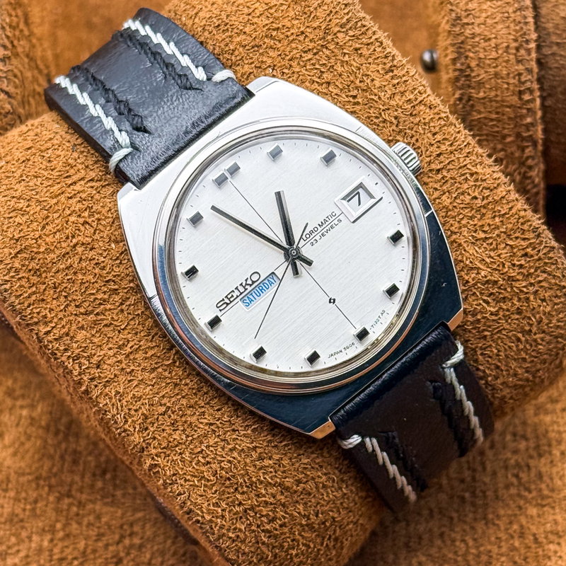 Seiko Seiko - Lord Matic 銀輝 (Ginki) – Silver Radiance - No reserve price - 5606-7100 - Men - 1968 vintage watch - image 14