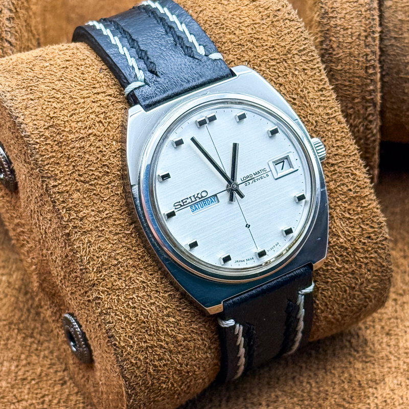 Seiko Seiko - Lord Matic 銀輝 (Ginki) – Silver Radiance - No reserve price - 5606-7100 - Men - 1968 vintage watch - image 15