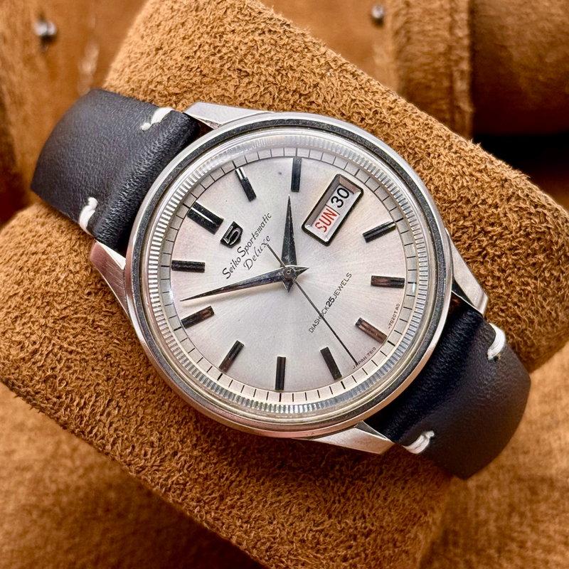 Seiko Seiko - Sportsmatic Deluxe 流影 (Ryūei) – Flowing Shadow - No reserve price - 7619-7010 - Men - 1965 vintage watch - image 7