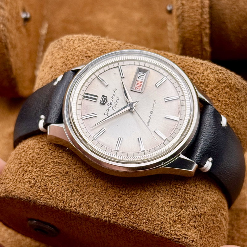Seiko Seiko - Sportsmatic Deluxe 流影 (Ryūei) – Flowing Shadow - No reserve price - 7619-7010 - Men - 1965 vintage watch - image 8