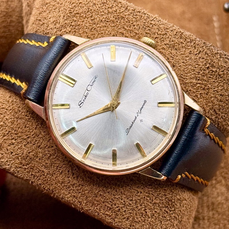 Seiko Seiko - Crown [Near-Mint] 玉座 (Gyokuza) – Throne - No reserve price - J15003 - Men - 1963 vintage watch - image 2