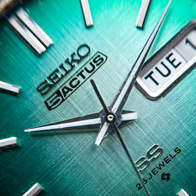 Seiko Seiko - 5 Actus SS "Green Sunburst" [Near-Mint] - No reserve price - 6106-7740 - Men - 1974 vintage watch - image 16