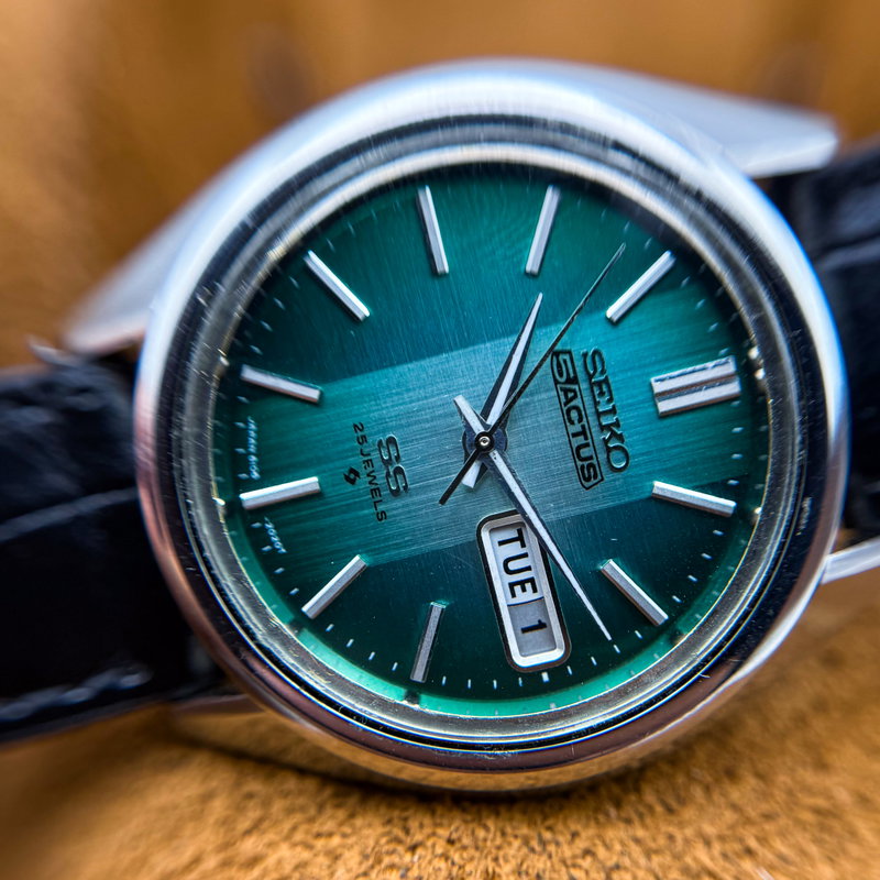 Seiko Seiko - 5 Actus SS "Green Sunburst" [Near-Mint] - No reserve price - 6106-7740 - Men - 1974 vintage watch - image 17