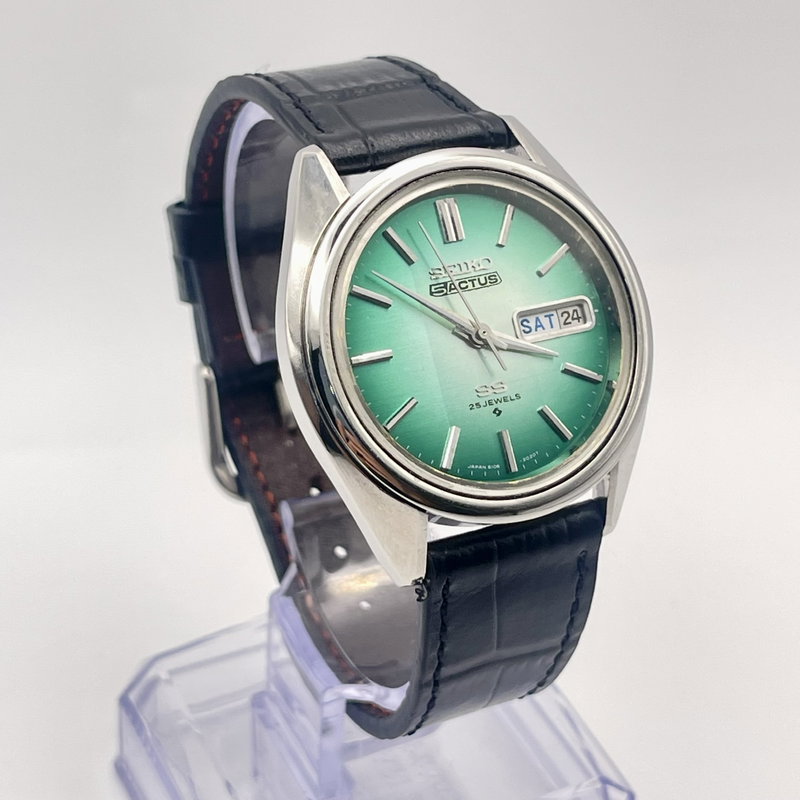 Seiko Seiko - 5 Actus SS "Green Sunburst" [Near-Mint] - No reserve price - 6106-7740 - Men - 1974 vintage watch - image 19