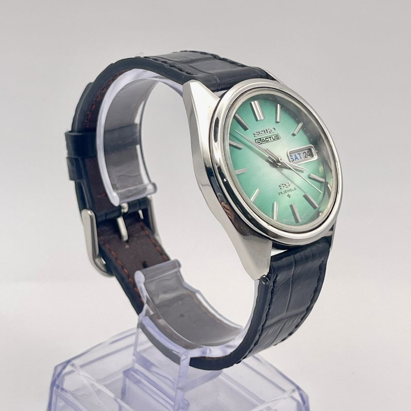 Seiko Seiko - 5 Actus SS "Green Sunburst" [Near-Mint] - No reserve price - 6106-7740 - Men - 1974 vintage watch - image 20