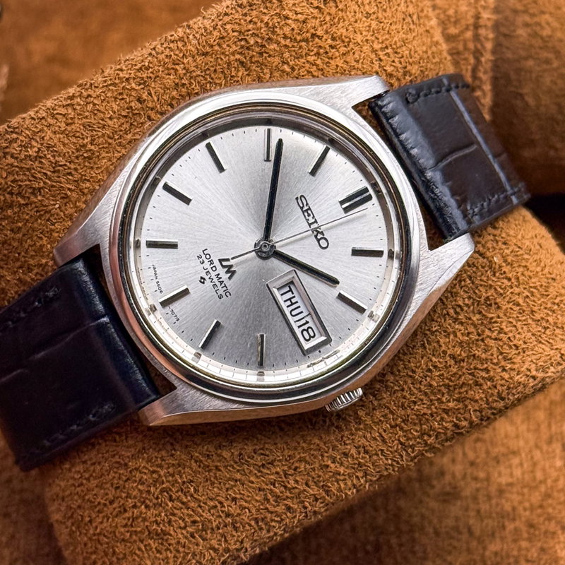 Seiko Seiko - Lord Matic [Near-Mint] 雅月 (Miyabi Zuki) – Elegant Moon - No reserve price - 5606-7070 - Men - 1978 vintage watch - image 9
