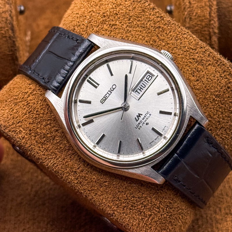Seiko Seiko - Lord Matic [Near-Mint] 雅月 (Miyabi Zuki) – Elegant Moon - No reserve price - 5606-7070 - Men - 1978 vintage watch - image 10