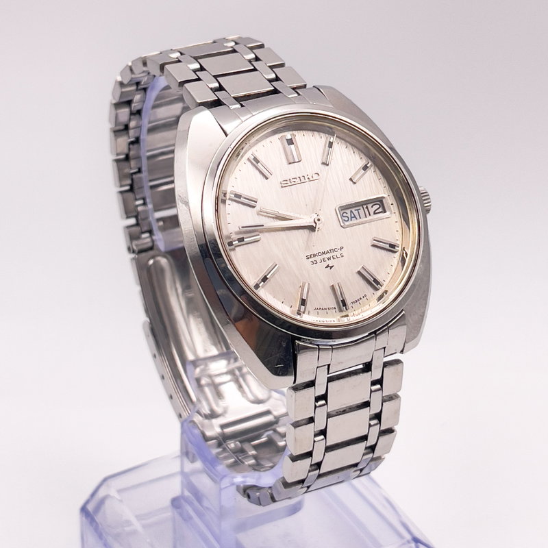 Seiko Seiko - Seikomatic-P 銀閃 – Ginsen – Silver Flash - No reserve price - 5106-7030 - Men - 1969 vintage watch - image 6