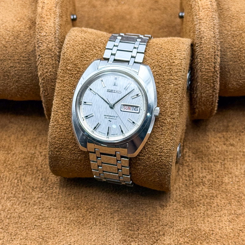 Seiko Seiko - Seikomatic-P 銀閃 – Ginsen – Silver Flash - No reserve price - 5106-7030 - Men - 1969 vintage watch - image 10