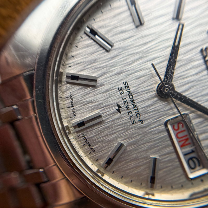 Seiko Seiko - Seikomatic-P 銀閃 – Ginsen – Silver Flash - No reserve price - 5106-7030 - Men - 1969 vintage watch - image 16