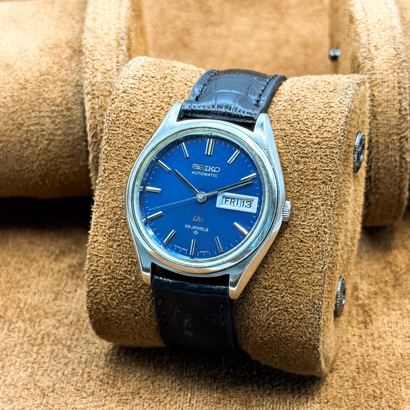 Seiko Seiko - Lord Matic "Gradient Deep Blue Sunburst" 王晨 (Ōshin) – Royal Dawn - No reserve price - 5606-7070 - Men - 1970 vintage watch - image 9