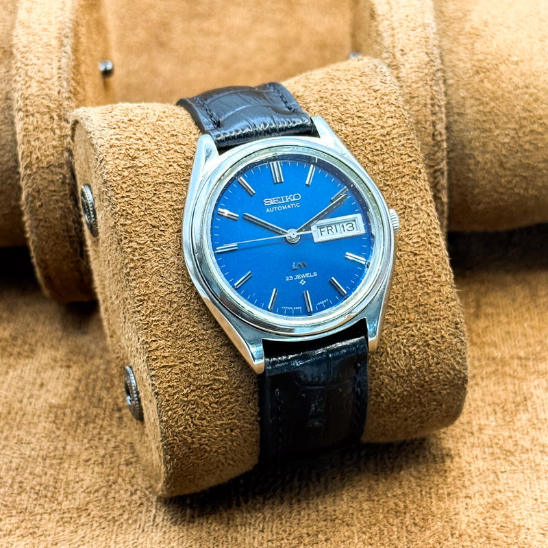 Seiko Seiko - Lord Matic "Gradient Deep Blue Sunburst" 王晨 (Ōshin) – Royal Dawn - No reserve price - 5606-7070 - Men - 1970 vintage watch - image 10