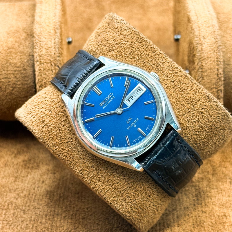 Seiko Seiko - Lord Matic "Gradient Deep Blue Sunburst" 王晨 (Ōshin) – Royal Dawn - No reserve price - 5606-7070 - Men - 1970 vintage watch - image 11