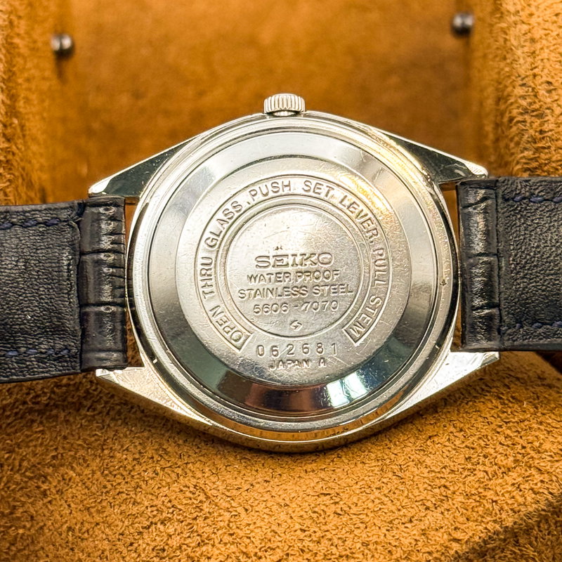 Seiko Seiko - Lord Matic "Gradient Deep Blue Sunburst" 王晨 (Ōshin) – Royal Dawn - No reserve price - 5606-7070 - Men - 1970 vintage watch - image 17