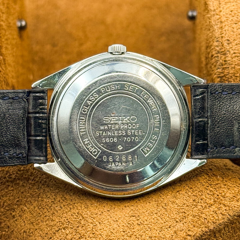 Seiko Seiko - Lord Matic "Gradient Deep Blue Sunburst" 王晨 (Ōshin) – Royal Dawn - No reserve price - 5606-7070 - Men - 1970 vintage watch - image 19