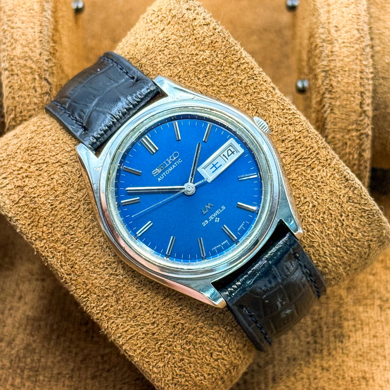 Seiko Seiko - Lord Matic "Gradient Deep Blue Sunburst" 王晨 (Ōshin) – Royal Dawn - No reserve price - 5606-7070 - Men - 1970 vintage watch - image 23