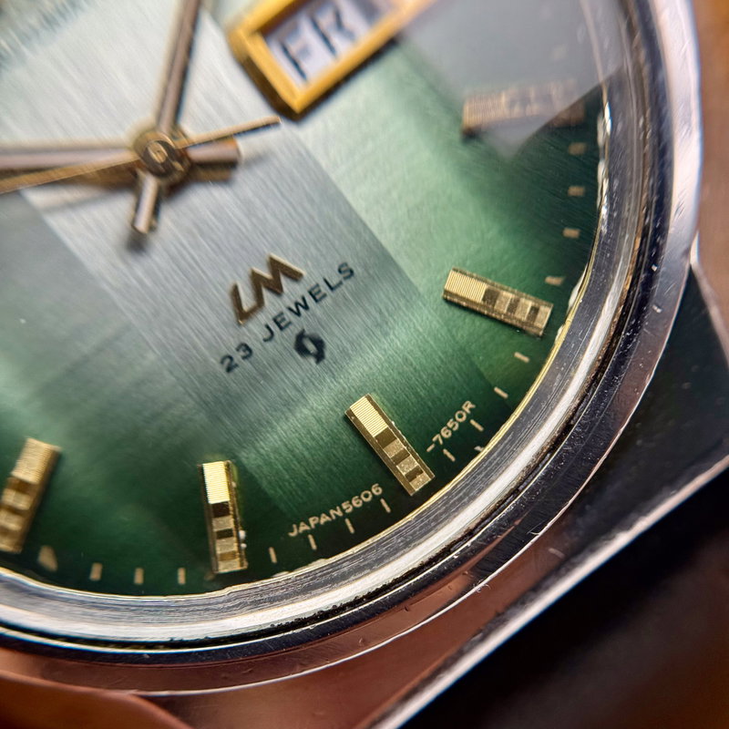 Seiko Seiko - Lord Matic "Vivid Green Sunburst" 悠久 (Yūkyū) – Eternal - No reserve price - 5606-7310 - Men - 1973 vintage watch - image 18
