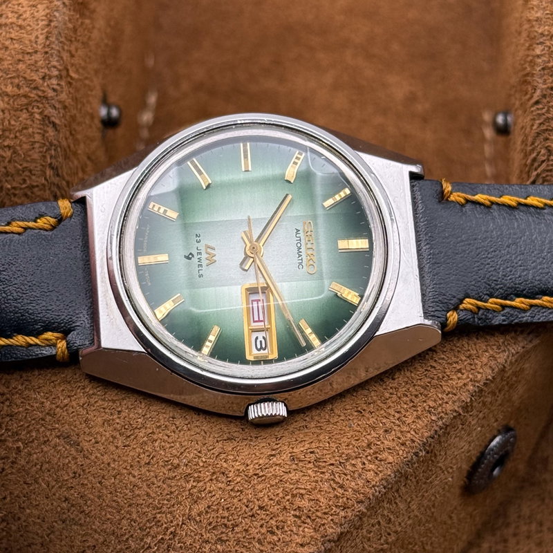 Seiko Seiko - Lord Matic "Vivid Green Sunburst" 悠久 (Yūkyū) – Eternal - No reserve price - 5606-7310 - Men - 1973 vintage watch - image 26