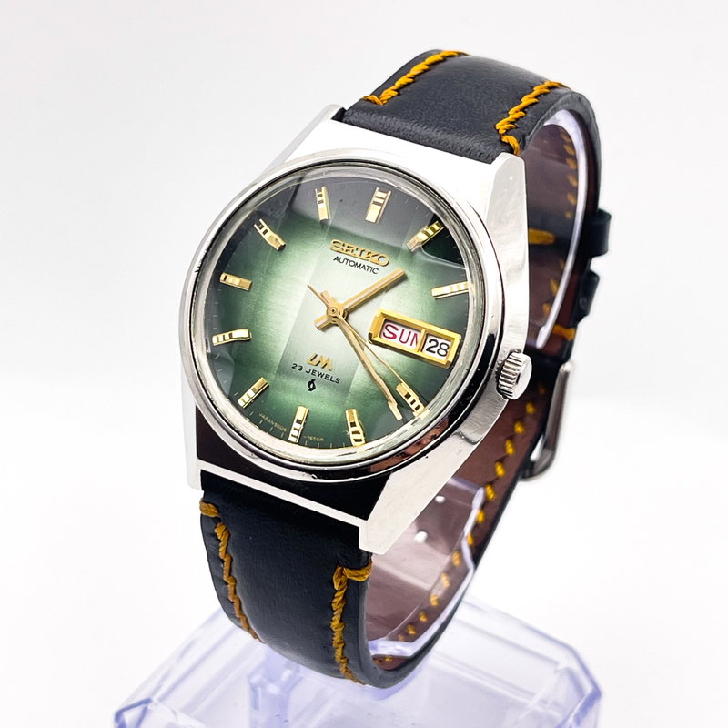 Seiko Seiko - Lord Matic "Vivid Green Sunburst" 悠久 (Yūkyū) – Eternal - No reserve price - 5606-7310 - Men - 1973 vintage watch - image 2