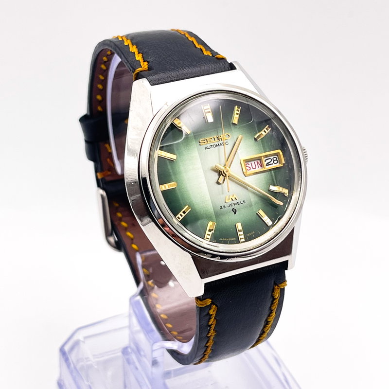 Seiko Seiko - Lord Matic "Vivid Green Sunburst" 悠久 (Yūkyū) – Eternal - No reserve price - 5606-7310 - Men - 1973 vintage watch - image 3