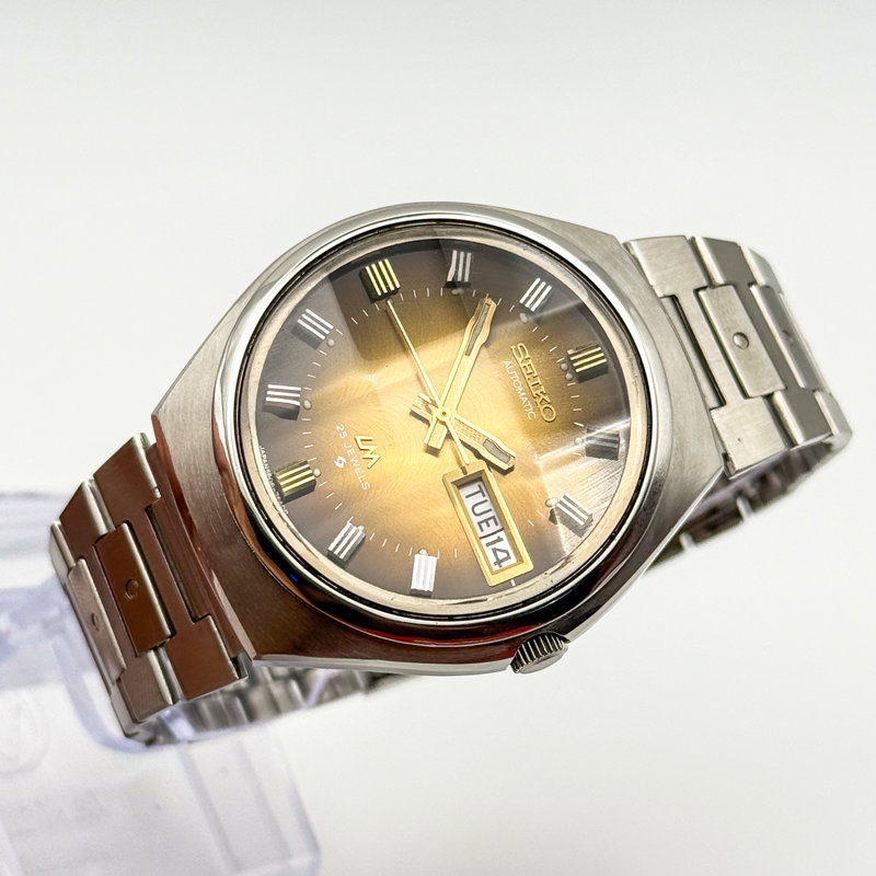 Seiko Seiko - LM "Gradient Golden Sunburst" 土陽 (Tsuchiyō) – Earthen Sun - No reserve price - 5606-7300 - Men - 1973 vintage watch - image 9
