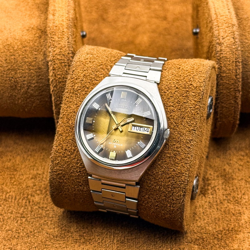 Seiko Seiko - LM "Gradient Golden Sunburst" 土陽 (Tsuchiyō) – Earthen Sun - No reserve price - 5606-7300 - Men - 1973 vintage watch - image 11
