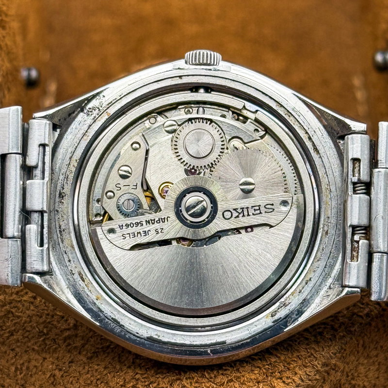 Seiko Seiko - LM "Gradient Golden Sunburst" 土陽 (Tsuchiyō) – Earthen Sun - No reserve price - 5606-7300 - Men - 1973 vintage watch - image 29