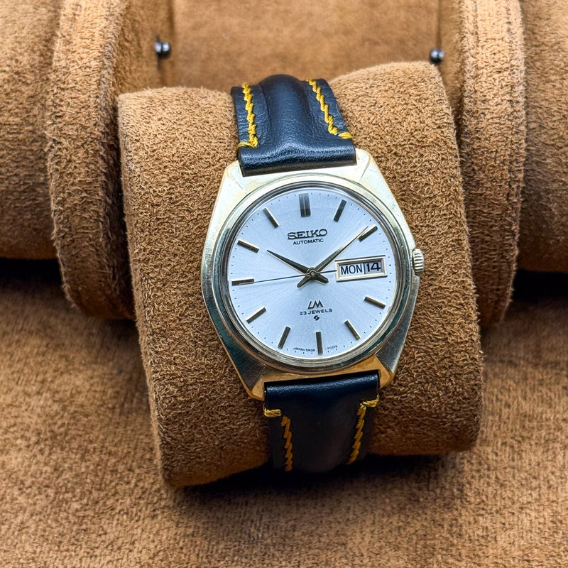 Seiko Seiko - LM "Serviced" 金音 (Kanon) – Golden Sound - No reserve price - 5606-7000 - Men - 1970 vintage watch - image 12