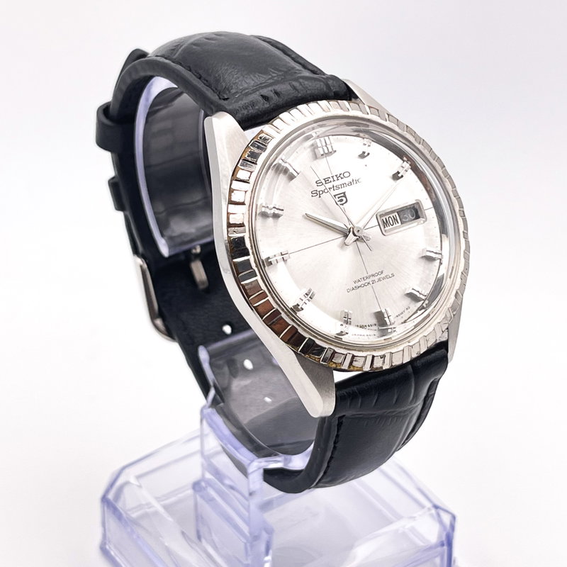 Seiko Seiko - Sportsmatic 5 銀閃 – Ginsen – Silver Flash - No Reserve Price - 6619-9000 - Men - 1965 vintage watch - image 5