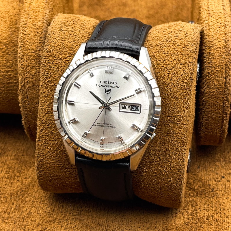 Seiko Seiko - Sportsmatic 5 銀閃 – Ginsen – Silver Flash - No Reserve Price - 6619-9000 - Men - 1965 vintage watch - image 10