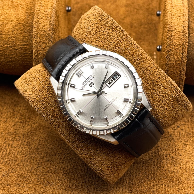 Seiko Seiko - Sportsmatic 5 銀閃 – Ginsen – Silver Flash - No Reserve Price - 6619-9000 - Men - 1965 vintage watch - image 13