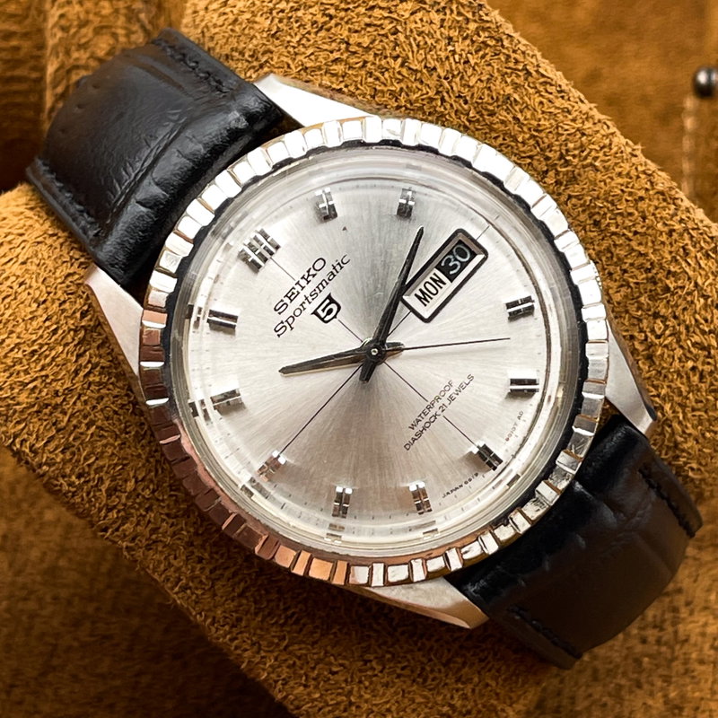 Seiko Seiko - Sportsmatic 5 銀閃 – Ginsen – Silver Flash - No Reserve Price - 6619-9000 - Men - 1965 vintage watch - image 15