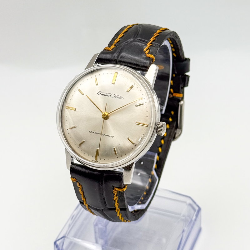 Seiko Seiko - Crown [Near-Mint] 王華 (Ōka) – Royal Splendor - No reserve price - J15011 - Men - 1963 vintage watch - image 1