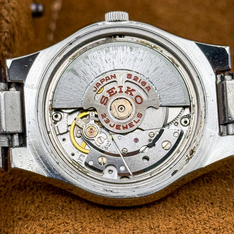Seiko Seiko - LM Special "Gradient White Sunburst" 放映 – Hōei – Radiated Reflection - No reserve price - 5216-6040 - Men - 1974 vintage watch - image 15