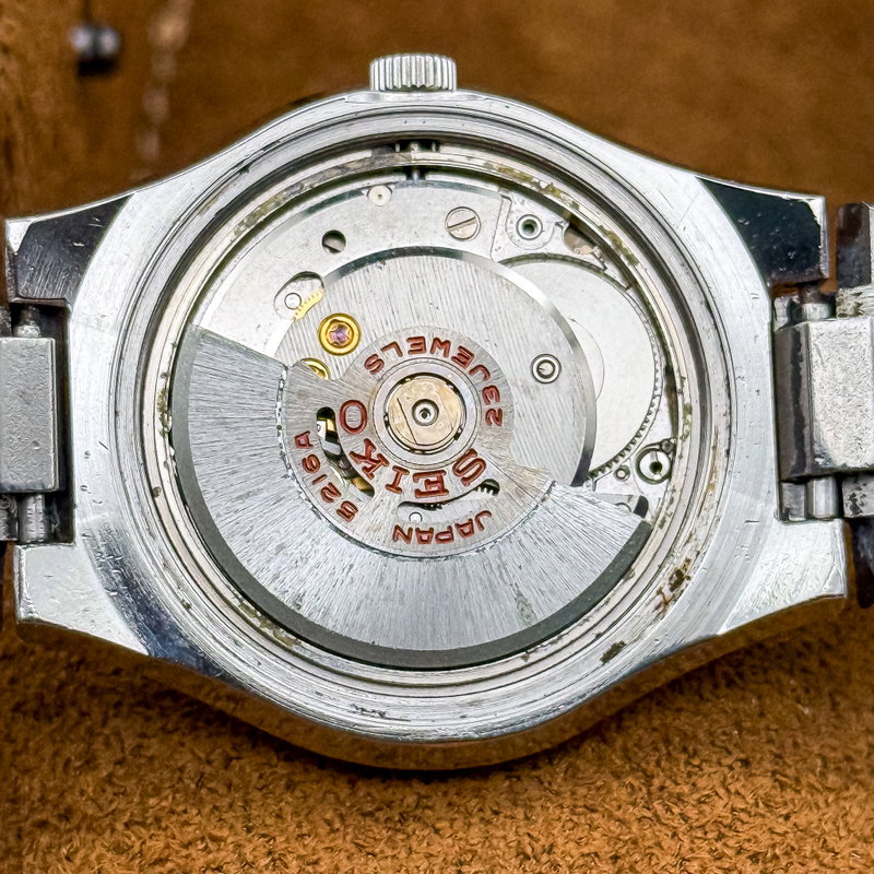 Seiko Seiko - LM Special "Gradient White Sunburst" 放映 – Hōei – Radiated Reflection - No reserve price - 5216-6040 - Men - 1974 vintage watch - image 16
