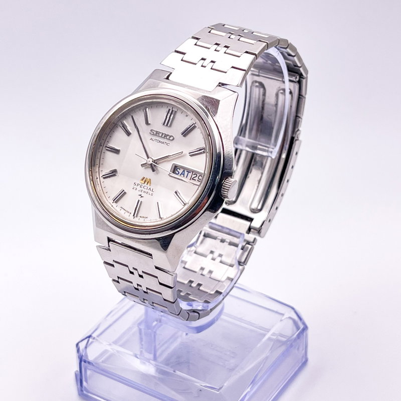Seiko Seiko - LM Special "Gradient White Sunburst" 放映 – Hōei – Radiated Reflection - No reserve price - 5216-6040 - Men - 1974 vintage watch - image 18