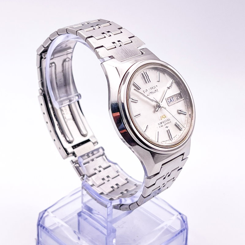 Seiko Seiko - LM Special "Gradient White Sunburst" 放映 – Hōei – Radiated Reflection - No reserve price - 5216-6040 - Men - 1974 vintage watch - image 19