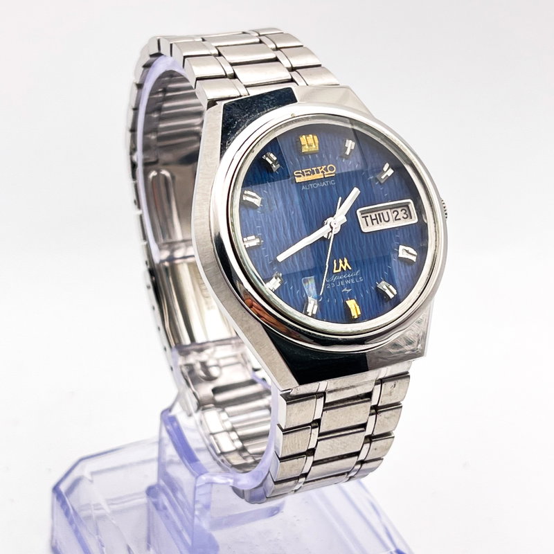 Seiko Seiko - LM Special "Wavy Blue Sunburst" 凛静 (Rinsei) – Dignified Stillness - Ingen mindstepris - 5206-6100 - Men - 1972 vintage watch - image 2