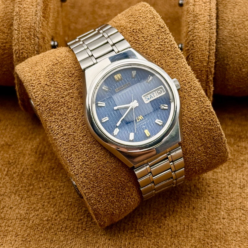 Seiko Seiko - LM Special "Wavy Blue Sunburst" 凛静 (Rinsei) – Dignified Stillness - Ingen mindstepris - 5206-6100 - Men - 1972 vintage watch - image 8