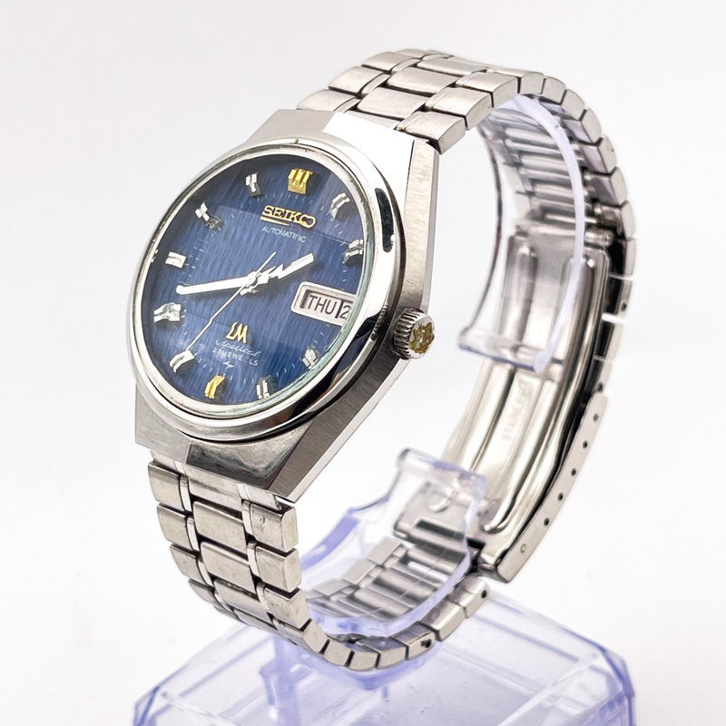 Seiko Seiko - LM Special "Wavy Blue Sunburst" 凛静 (Rinsei) – Dignified Stillness - Ingen mindstepris - 5206-6100 - Men - 1972 vintage watch - image 21