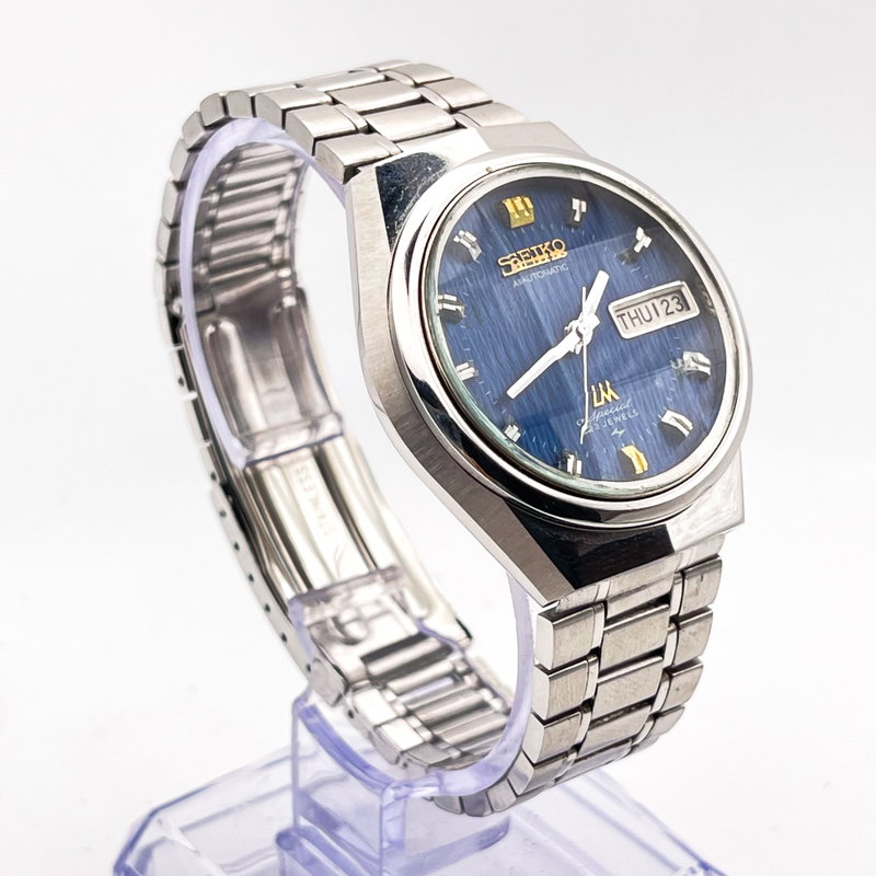 Seiko Seiko - LM Special "Wavy Blue Sunburst" 凛静 (Rinsei) – Dignified Stillness - Ingen mindstepris - 5206-6100 - Men - 1972 vintage watch - image 22