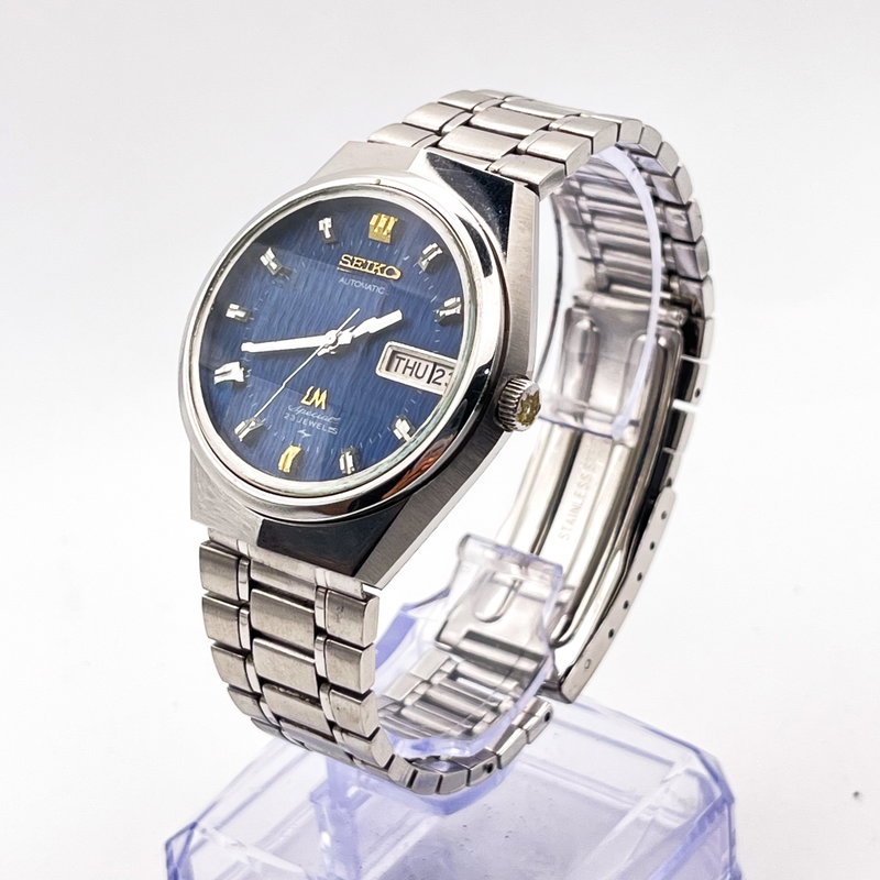Seiko Seiko - LM Special "Wavy Blue Sunburst" 凛静 (Rinsei) – Dignified Stillness - Ingen mindstepris - 5206-6100 - Men - 1972 vintage watch - image 26