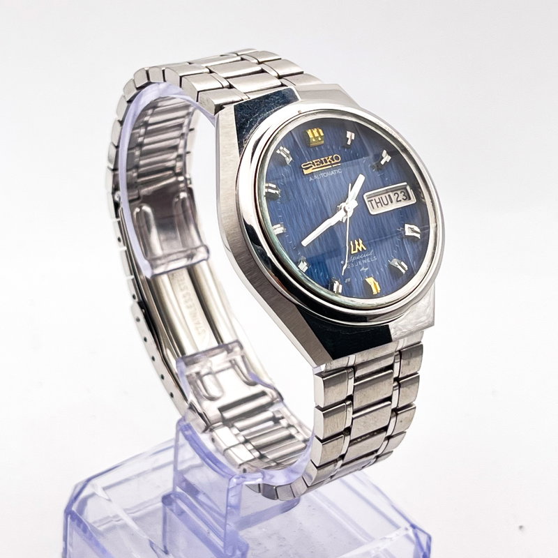Seiko Seiko - LM Special "Wavy Blue Sunburst" 凛静 (Rinsei) – Dignified Stillness - Ingen mindstepris - 5206-6100 - Men - 1972 vintage watch - image 27